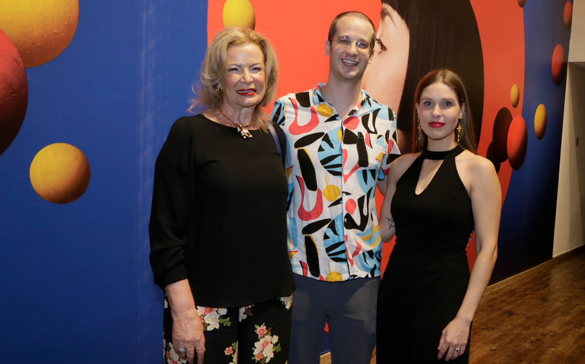 María Elena Bolson, Mateus Bolson y Patricia Ortiz / Foto: Omar Valdez