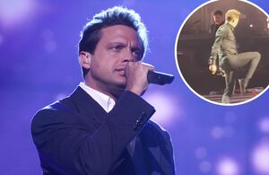 Luis Miguel sufre doloroso momento en pleno show (Foto: Getty/Instagram)