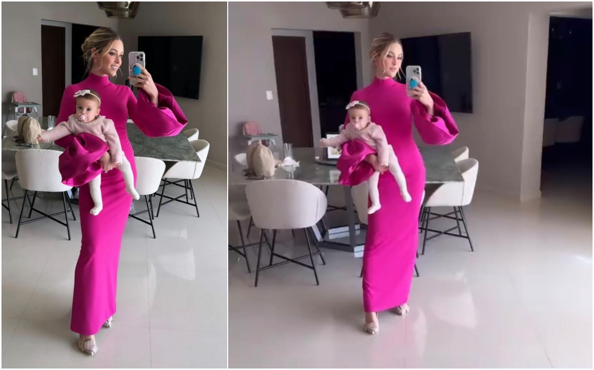 Mariana Rodríguez: Vestido en segundo informe de gobierno de Samuel García (Foto: IG)