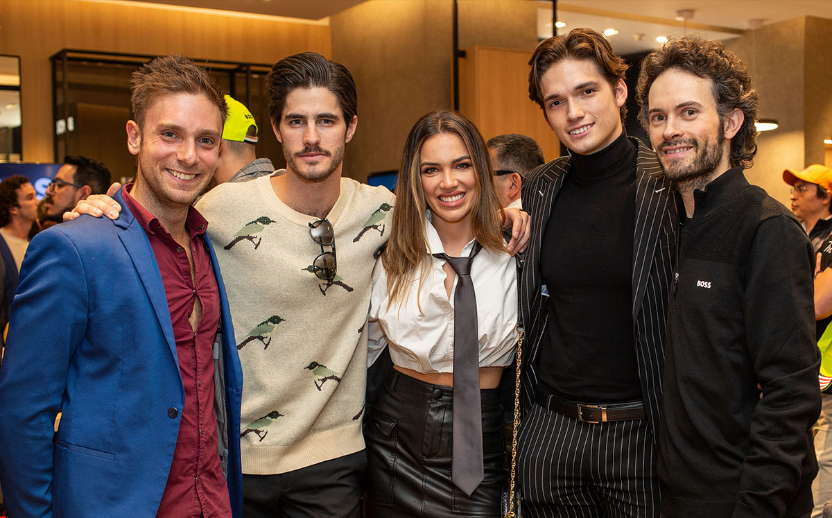 Joan Kuri, Franco Molina, Rocío Robles, Marco Cordero y Rafa Picard