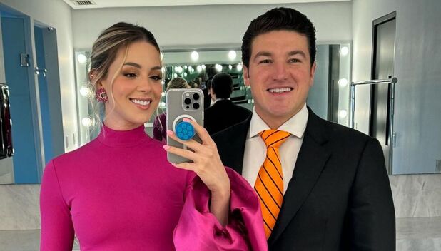 Mariana Rodríguez: Vestido en segundo informe de gobierno de Samuel García (Foto: IG)