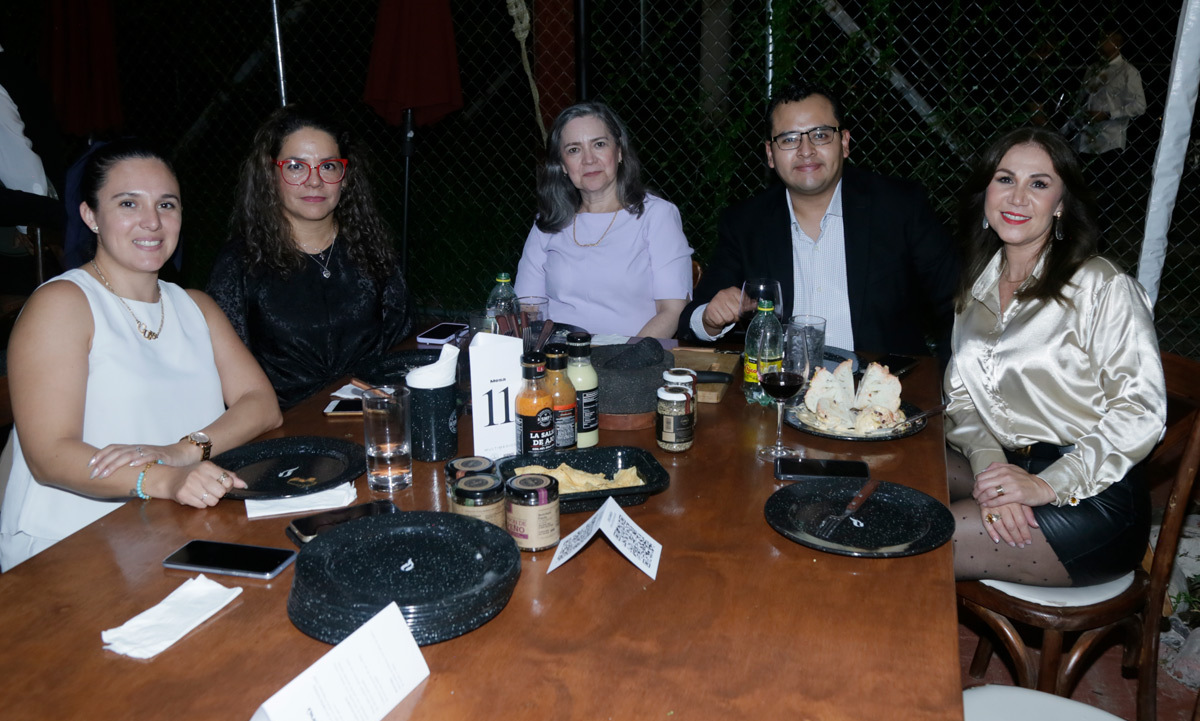 Andrea Castellanos, Margarita Baltierra, Nancy de León, Omar Galicia e Ileana de Anda / Foto: Omar Valdez/ Foto: Omar Valdez