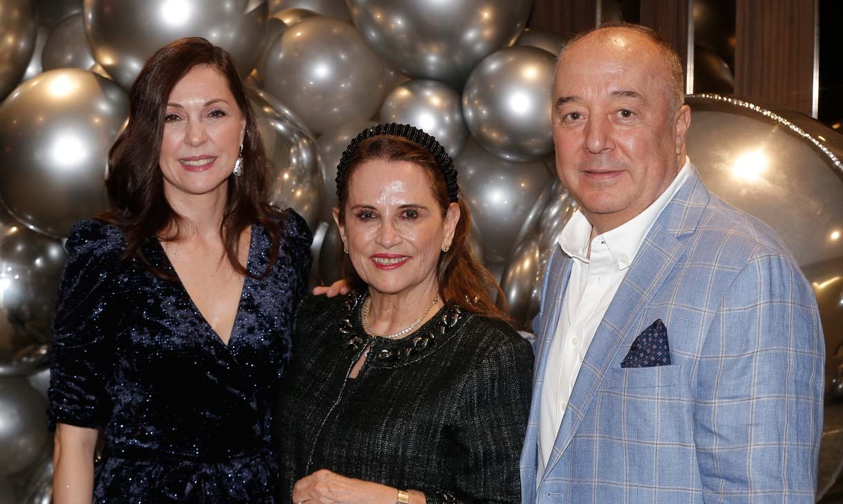 Laura Garza, Elvira Lozano de Todd y Jesús Drexel