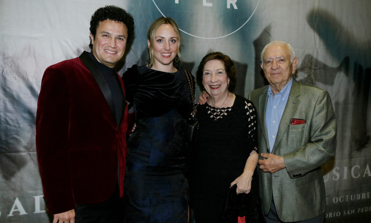 Abdiel Vázquez, Slana Smirnoffva, Mina Llaguno y Juan Llaguno / Foto: Omar Valdez