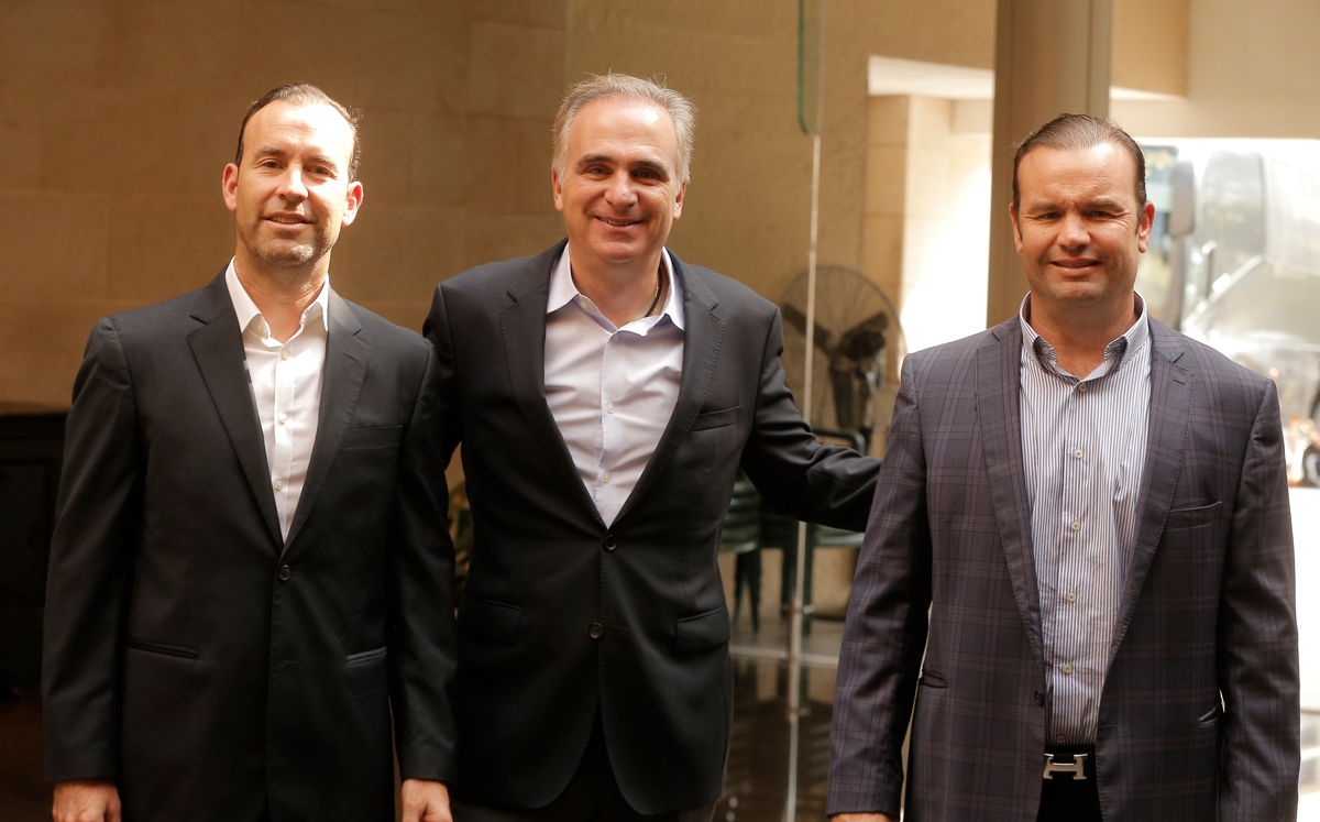 Gonzalo Zambrano, Carlos De la Garza y Diego Zambrano / Foto: Daniel Saldívar