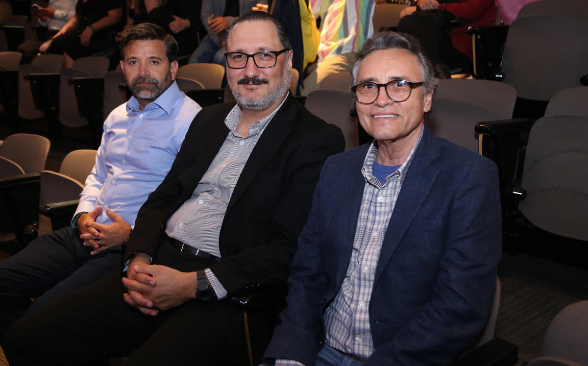 Guillermo Villaseñor, Julio Salinas e Iram Peon / Foto: Roberto Alvarado