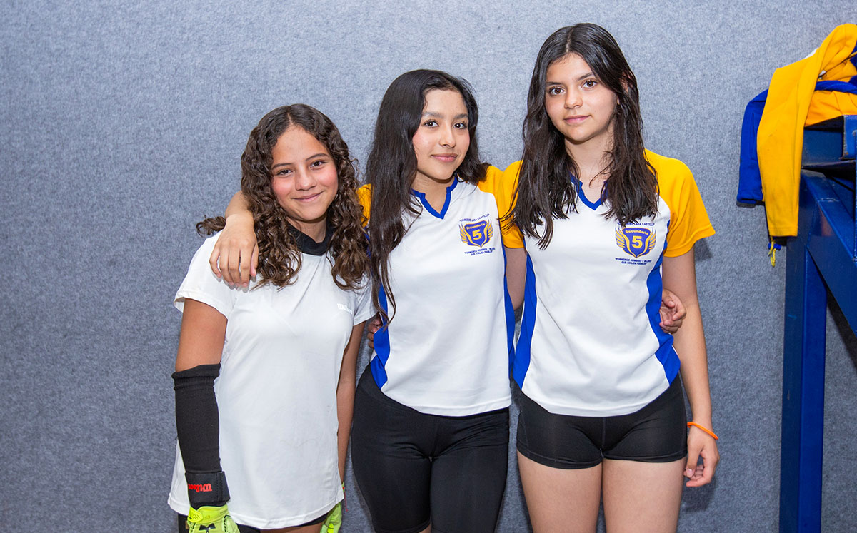 Iliana Sánchez, Camila Martínez y Paola Camacho
