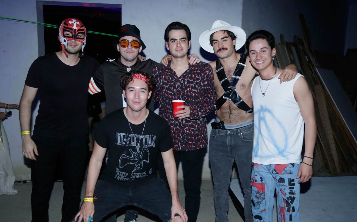 Isaac Vega, Bernardo Castillón,  Andrés Guajardo, Emilio Slim, Carlos Islas y  Eugenio Jiménez