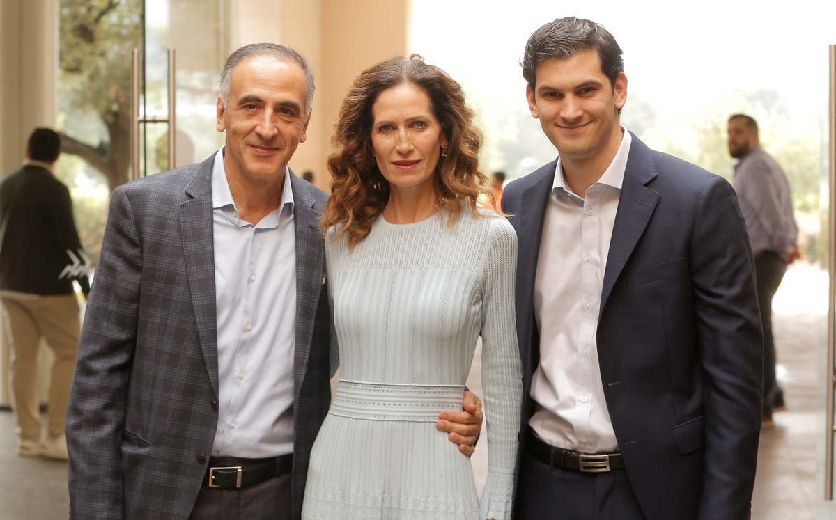 Javier Benítez, Verónica Hernández y Gastón Benítez / Foto: Daniel Saldívar