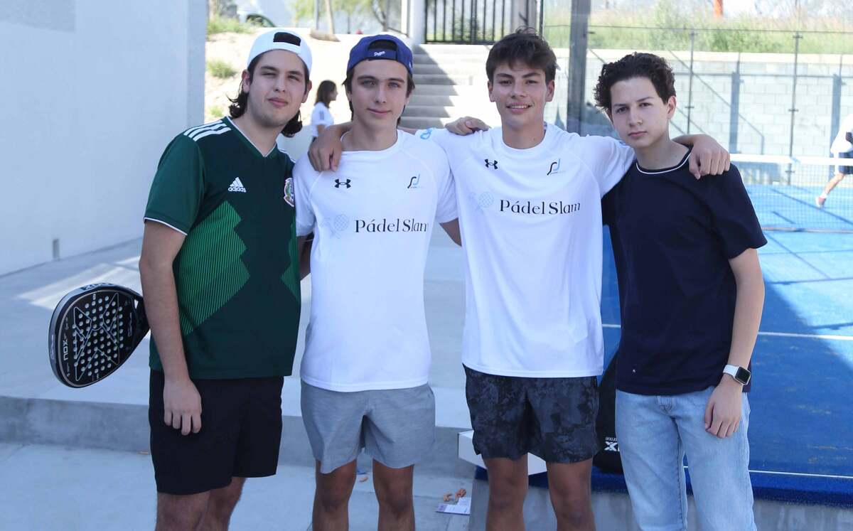 José Emilio Pérez Maldonado, Andrés Gorena, Carlos Menjares y Leonardo Padilla