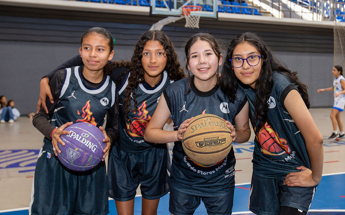 Paris Soto, Fernanda Becerril, Alejandra Contreras y Tanya Hernández