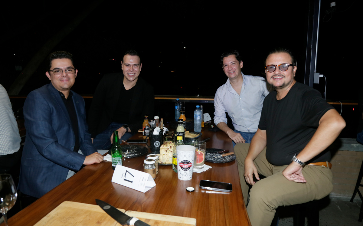 Rodrigo Islas, Dante Guillén, Alejandro García y Alejandro Peña / Foto: Omar Valdez