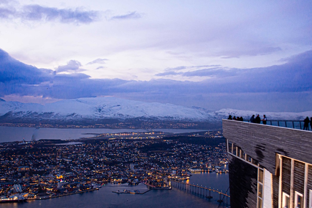Vista panorámica desde el restaurante de Fjellstua. (Jennifer Moreno)