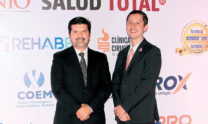NICOLÁS SÁNCHEZ Y RUBÉN VALLE felices de participar en los premios Salud Total 2023