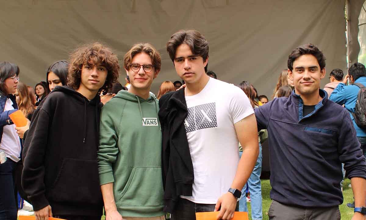 Esteban Cisgar, Diego Muñoz, Miguel Diamo y Borja Pardo (Fotos: Paulina Vega y Marijose Sánchez)