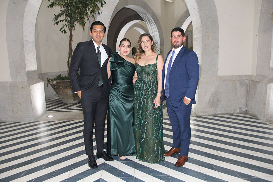 Braulio Suárez, Angélica Díaz, Andrea Ávalos y Salvador Moreno
