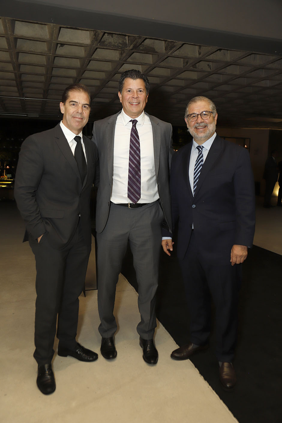 Eduardo Canales,  Juan Alonso Niño y Andrés Canales