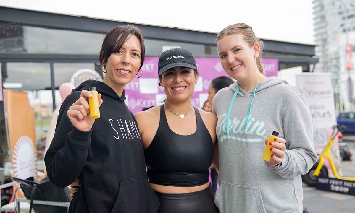 Paloma Camacho, Majo Fitness y Gabriela Uriarte