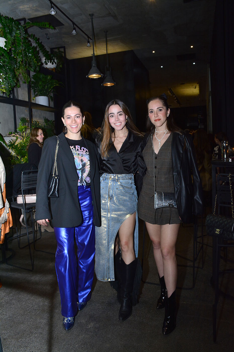 Fer Caccia, Andrea Celis y Luisa Rojo