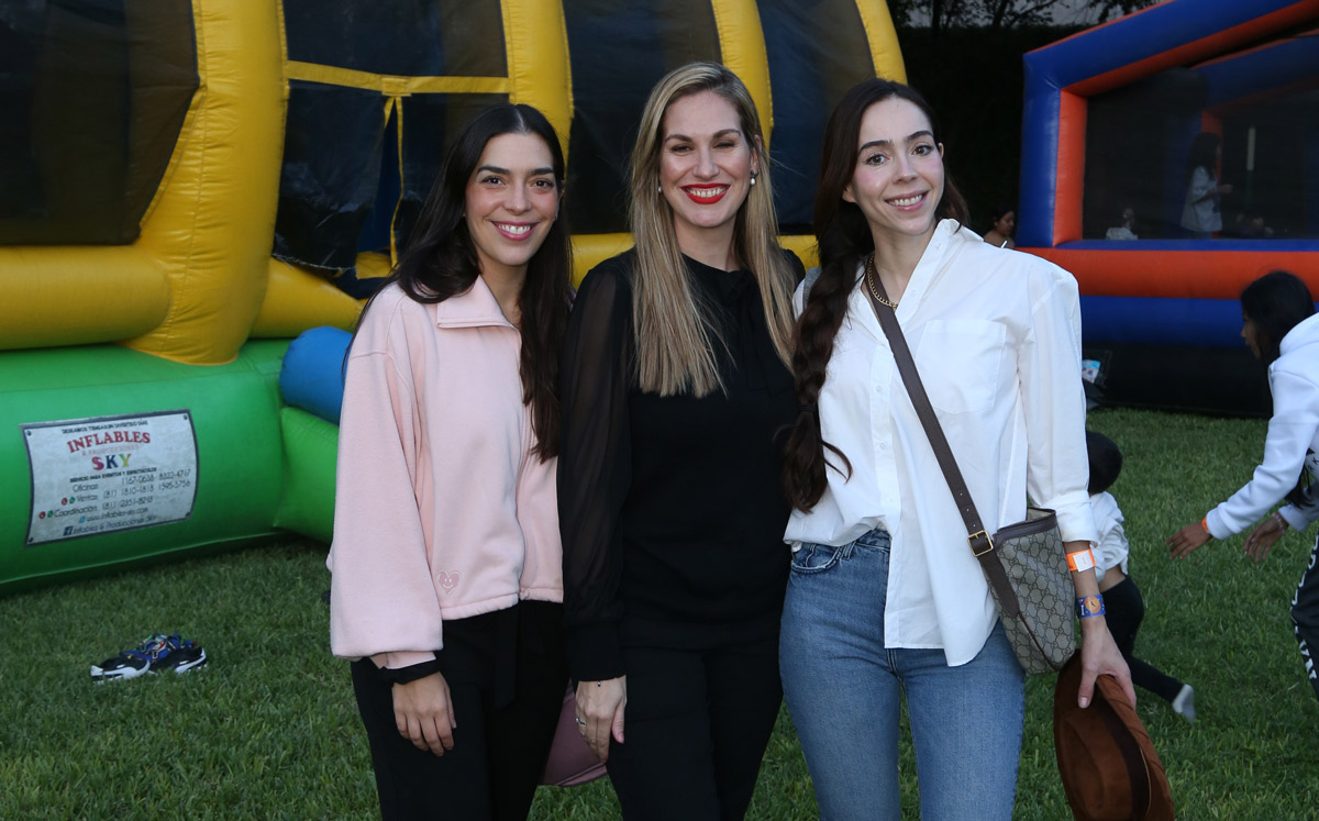 Francia Montemayor, Sofía Valdez de González y Karla García / Foto: Roberto Alvarado