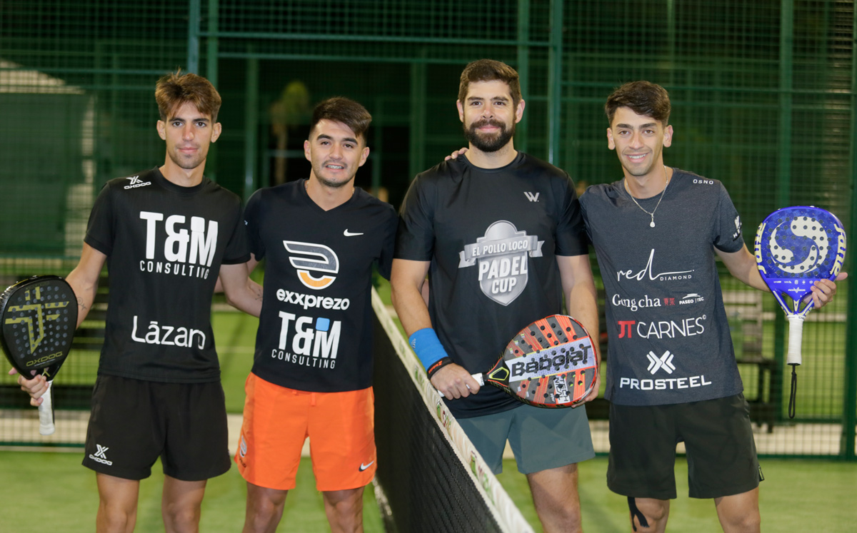 Matías Tenconi, Wesito Ojeda, Mauricio Fosado y Mauro Montelongo / Foto: Omar Valdez