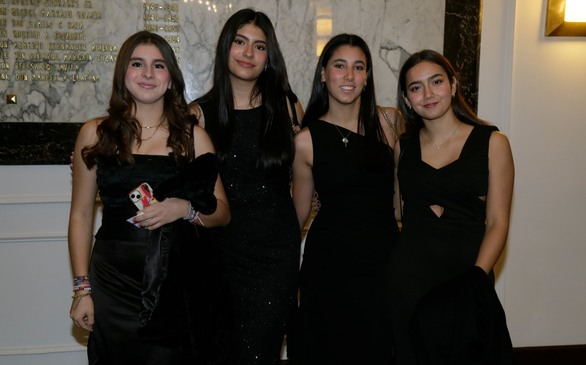 Paula Antúnez, Valentina Chapa, Mariana Leal y Anet Chapa / Foto: Omar Valdez