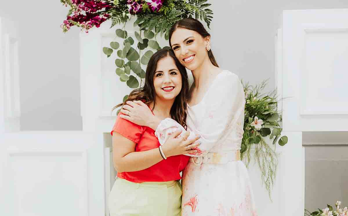 ORALIA BORGES junto a invitada nos regalaron sus mejores sonrisas