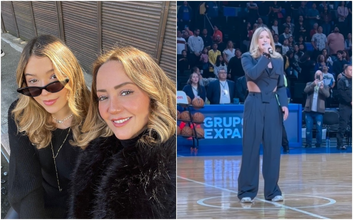 Mía Rubín: Así cantó el Himno Naciona en la NBA México (Foto: Instagram)