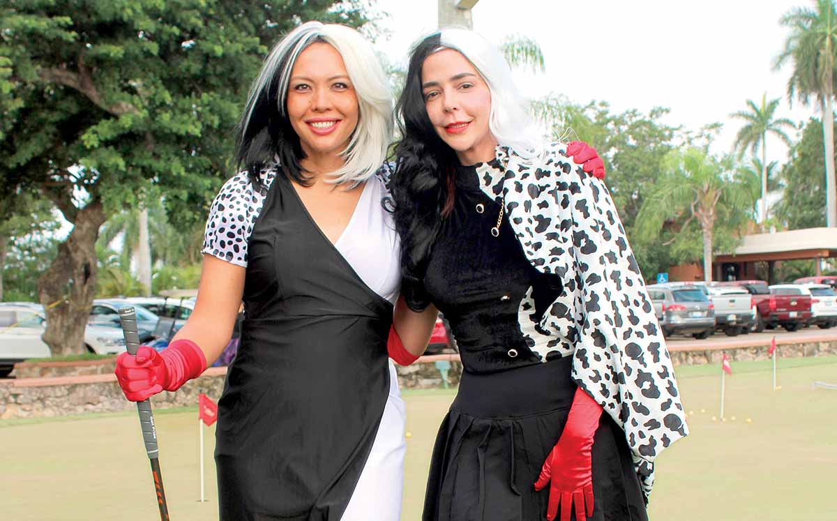 ANA CRISTINA GONZÁLEZ Y ANDREA VELA las bellisímas Cruella de Vil