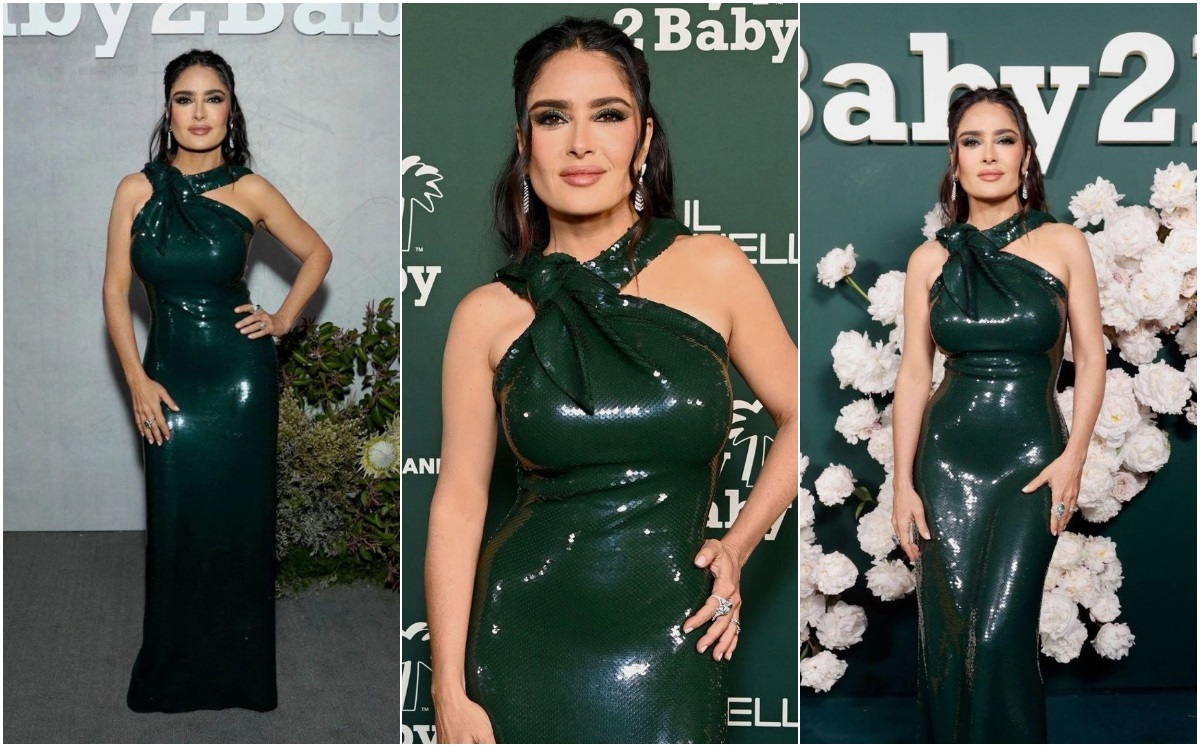 Salma Hayek ya tiene el vestido más HOT para las fiestas decembrinas (Foto: Instagram)
