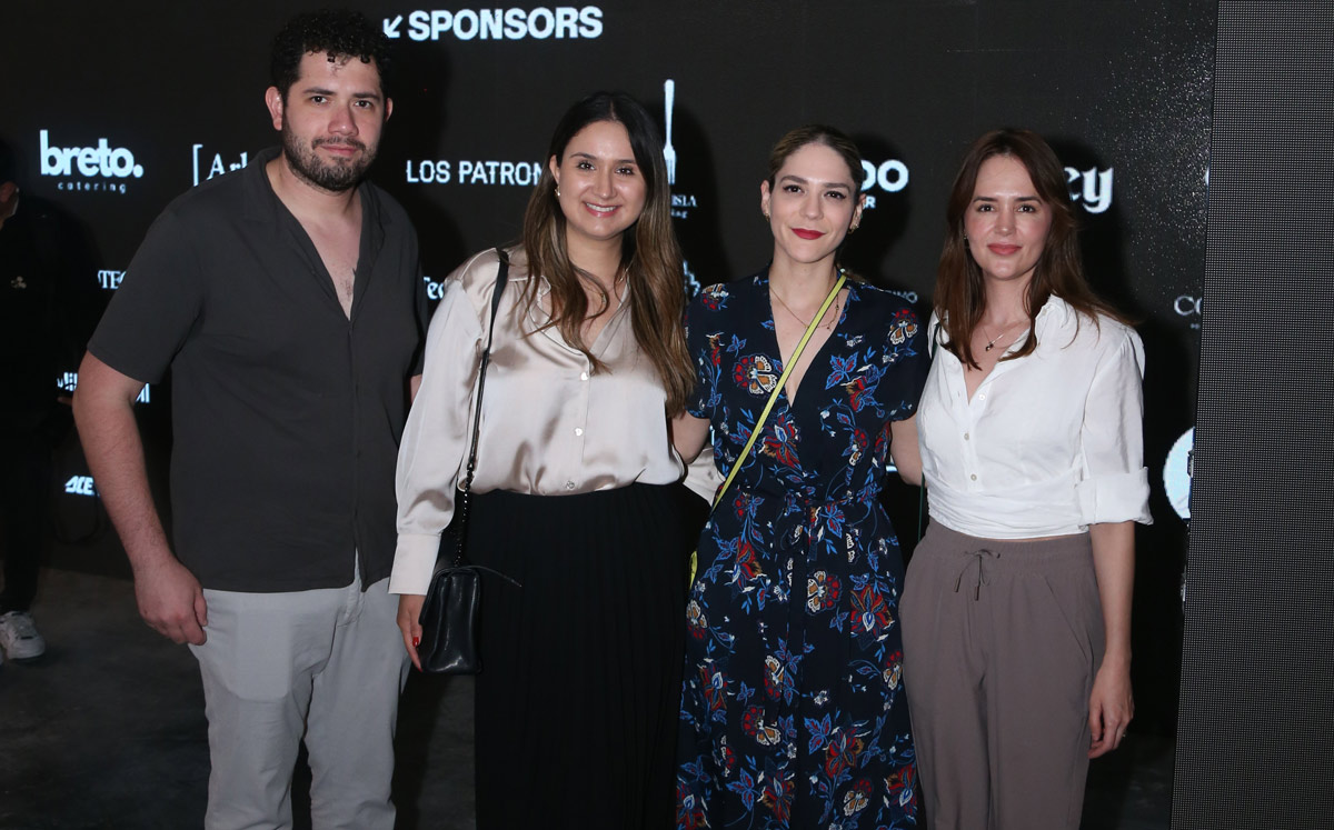 Alejandro Jaime, Adriana Hernández, Ivone Guzmán y Karla Hap / Foto: Roberto Alvarado