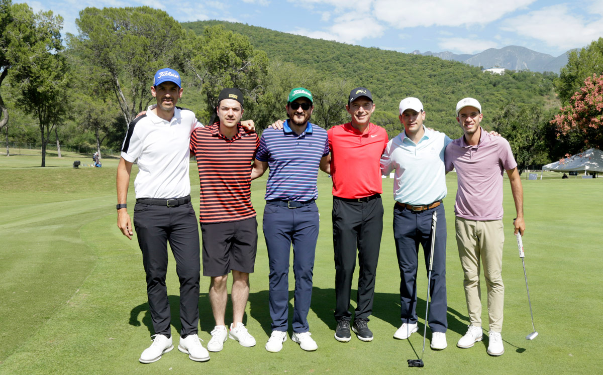 Fernando Garza, Jorge Junco, Fermín Montemayor, Jorge Azario, Emilio Califa y Emilio López / Foto: Roberto Alvarado