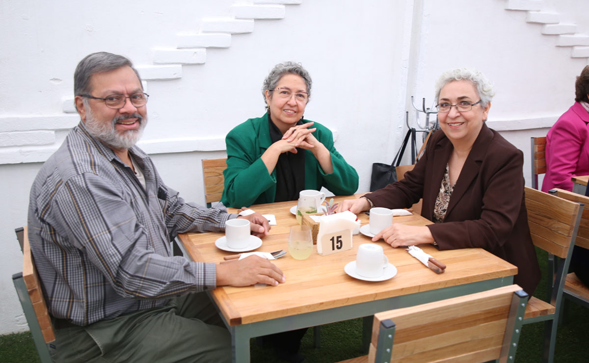 Héctor, Minerva y Blanca Leticia