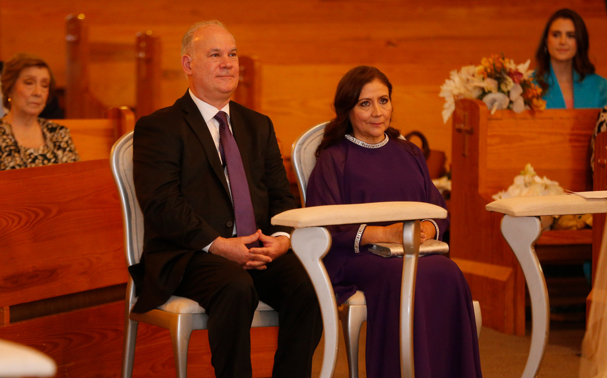 Papás de la novia. Carlos Elizondo y Lilia Alatorre / Foto: Daniel Saldívar