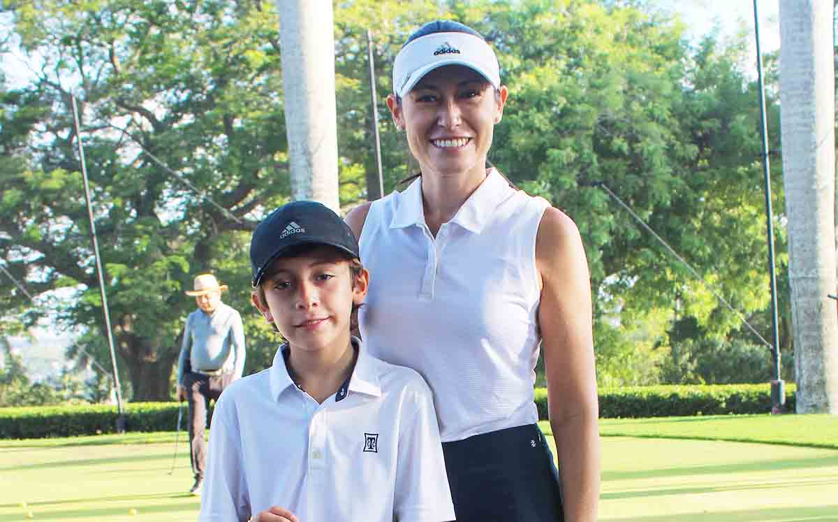ALEJANDRO DEUTSCH, ALEJANDRA HAMELIUS nos regalaron sus mejores sonrisas en el green