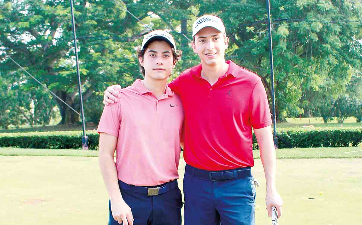 MAURO CASANOVA Y ALEJANDRO MORALES presentes en el Club Campestre Tampico