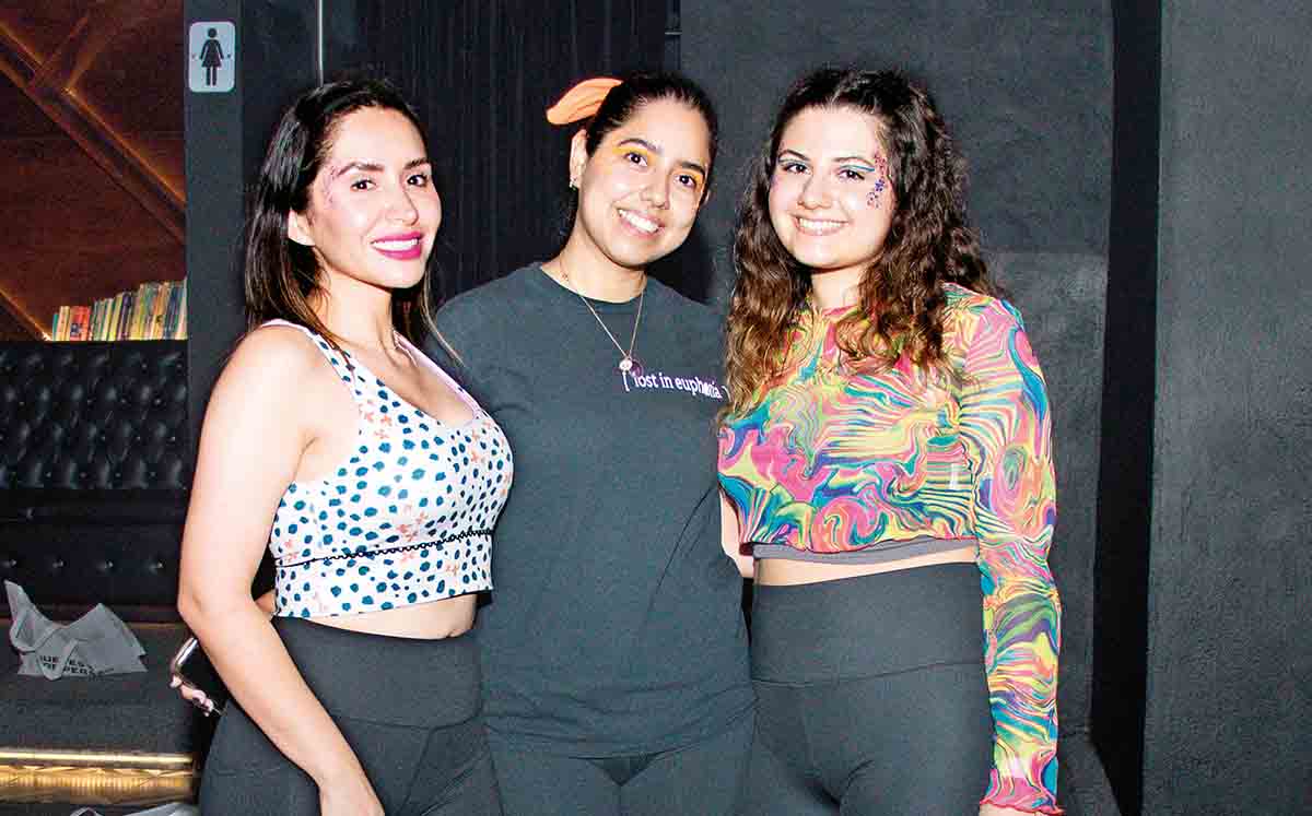 CECY ROCHA, GIOVANNA OLIVA  NATALIA MANZUR presentes en el jueves de reggaetón