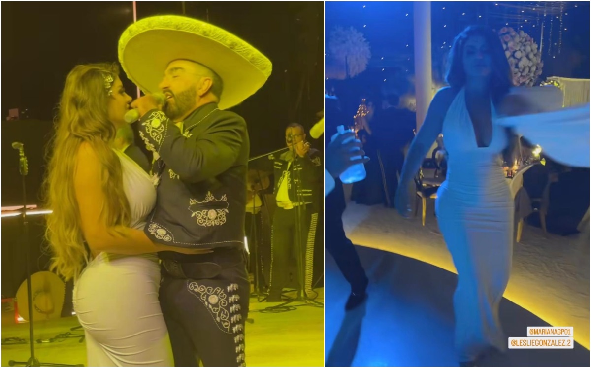 Mariana González: Vestidos de novia en boda con Vicente Fernández Jr (Foto: Instagram)