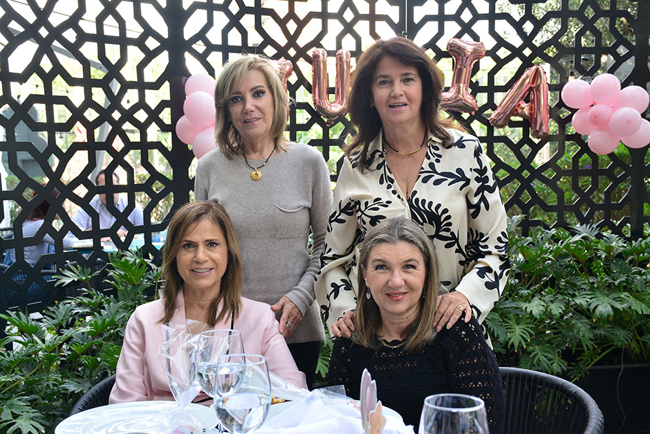 Adriana Martín del Campo, Claudia Serrano, Luz María Hermosillo y Lucy Guerrero