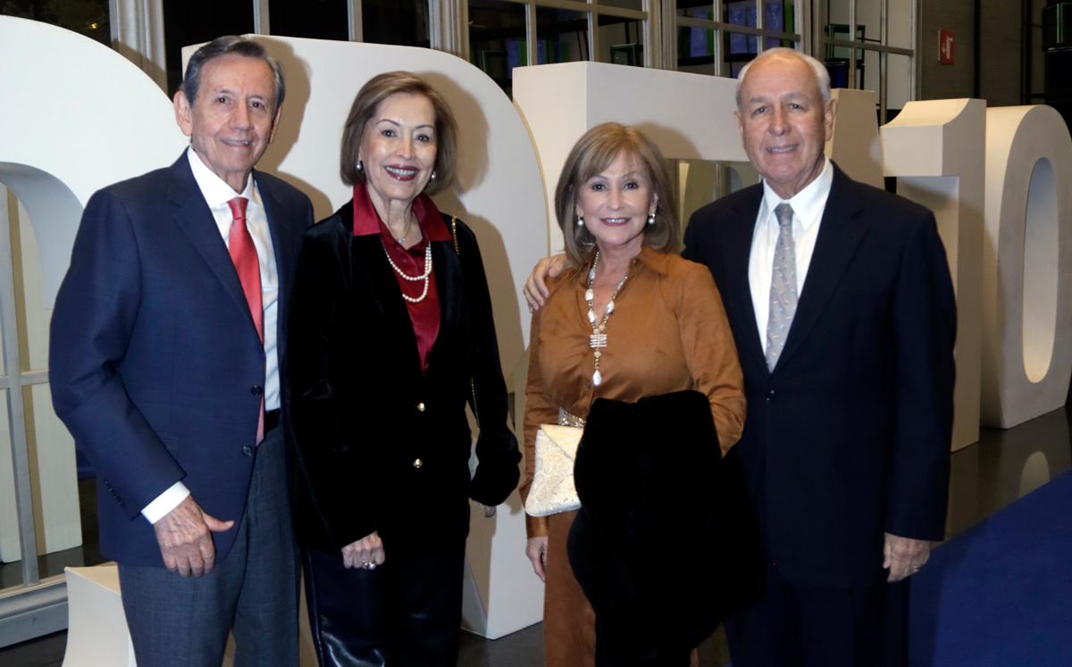 Alfonso Benítez, Beatriz Doria de Benítez, Nena Ballesteros de Doria y Javier Doria / Foto: Omar Valdez