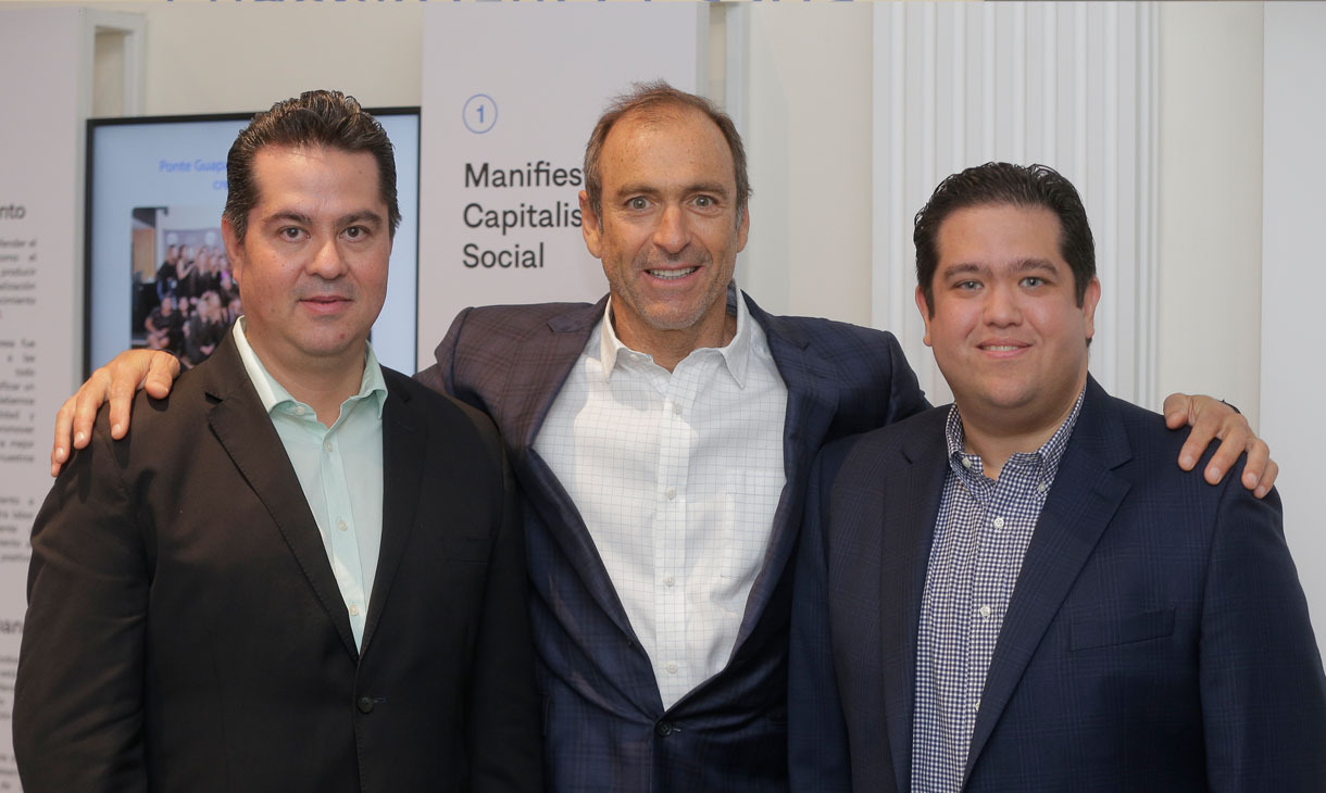 Balmori Azuara, Alberto Garza y Carlos Garza