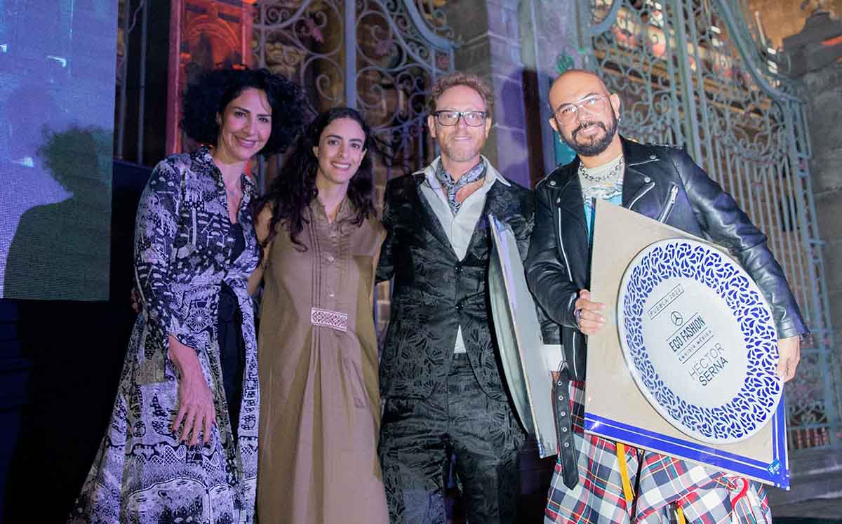 Luz María, Denisse Kuri, Pineda Covalín y Héctor Serna (Fotos: Yanahui F. Sevilla)