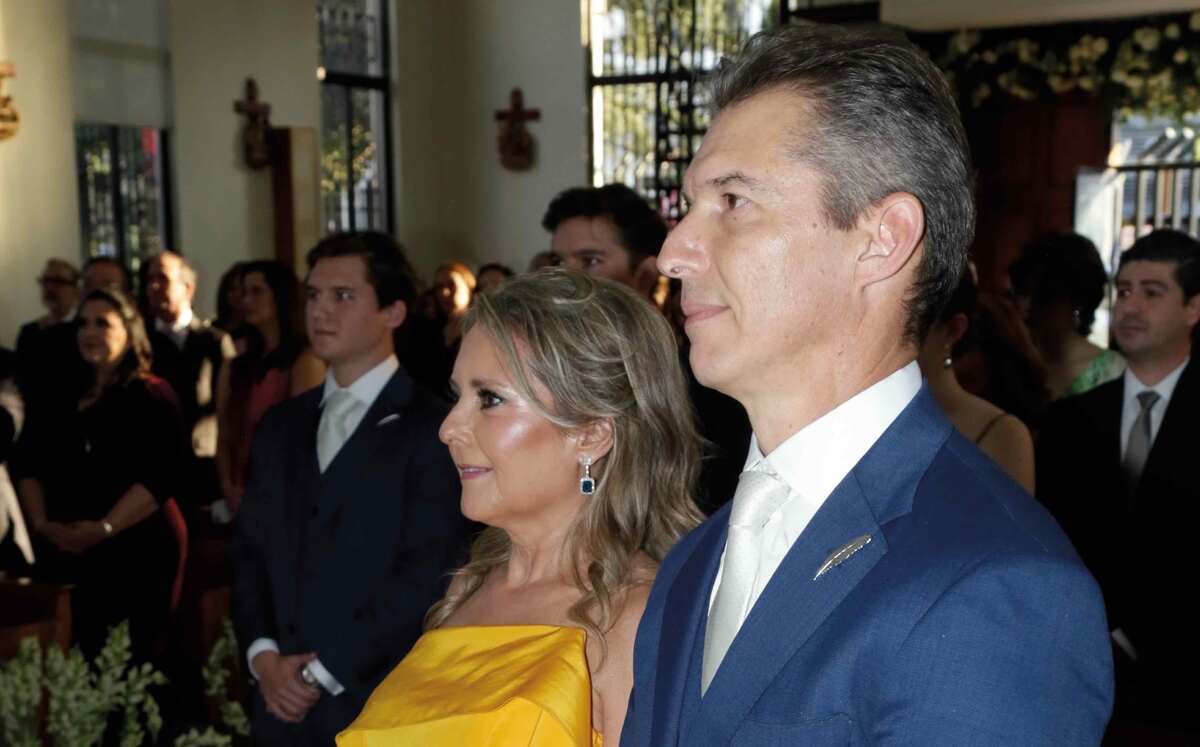 Papás de la novia. María Loreto Breinbauer y Jorge Adrián Azzario
