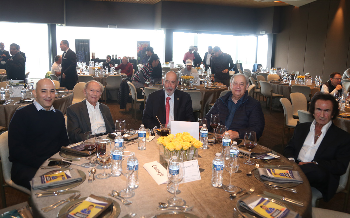Raúl Martínez, Nazario Assad, Eduardo Guerra, Fernando Flores y Pedro Assad / Foto: Roberto Alvarado