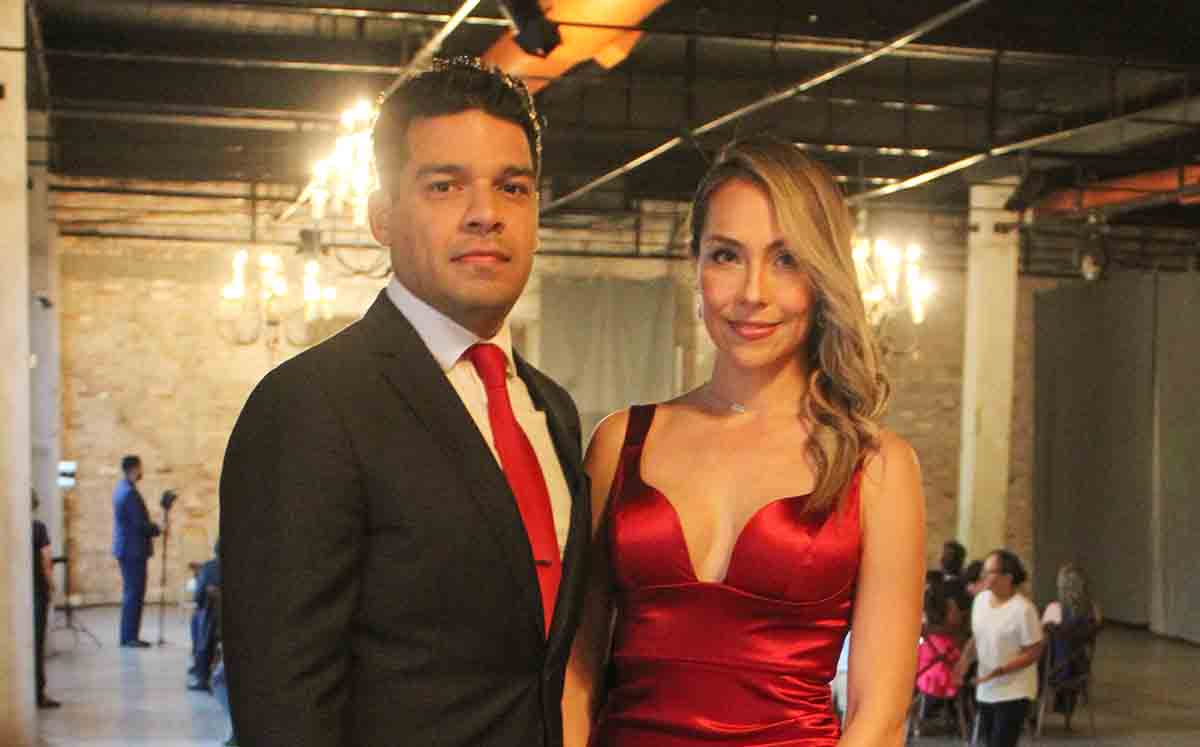 IAN RIVERA Y DIANA GAYÓN acompañaron a Esther y Luis en su boda civil