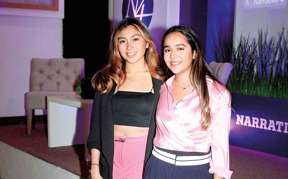 DARINKA NOGUERA Y FER CUELLAR disfrutaron de los talleres de Narrative 4 en la UNE