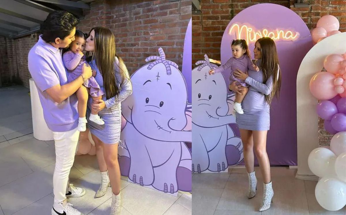 Alex Fernández y Alexia Hernández celebran el baby shower de Nirvana