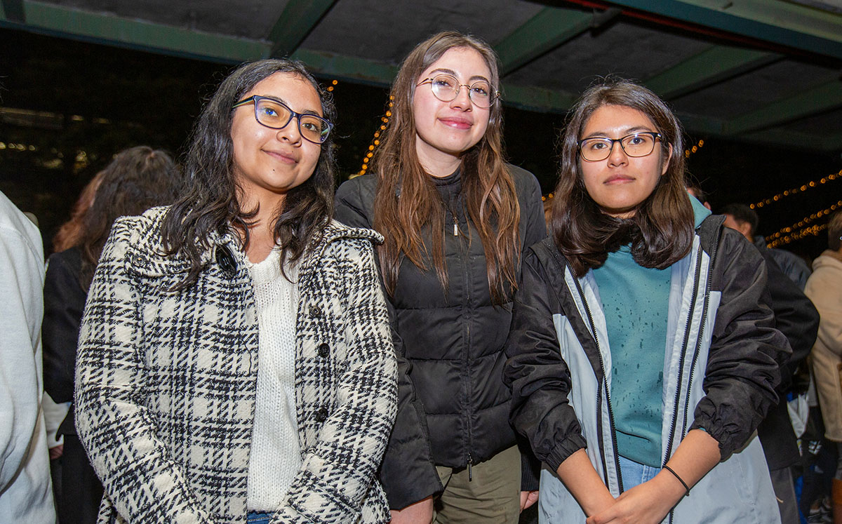 Alison Vilchis, María López y Diana Salinas
