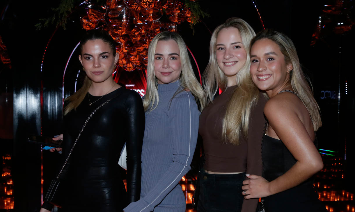 Margot Borque, María Luz Borque, Paola Chacón y Paulina Bours