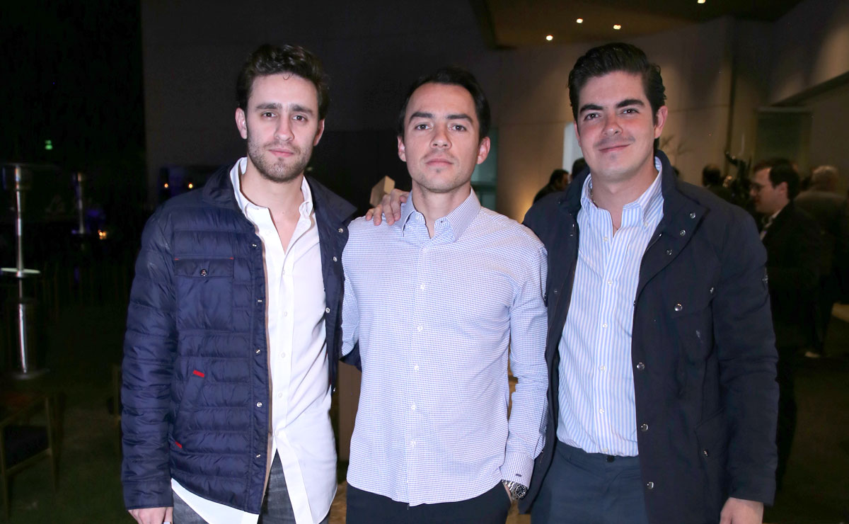 Claudio, Michel y Fernando